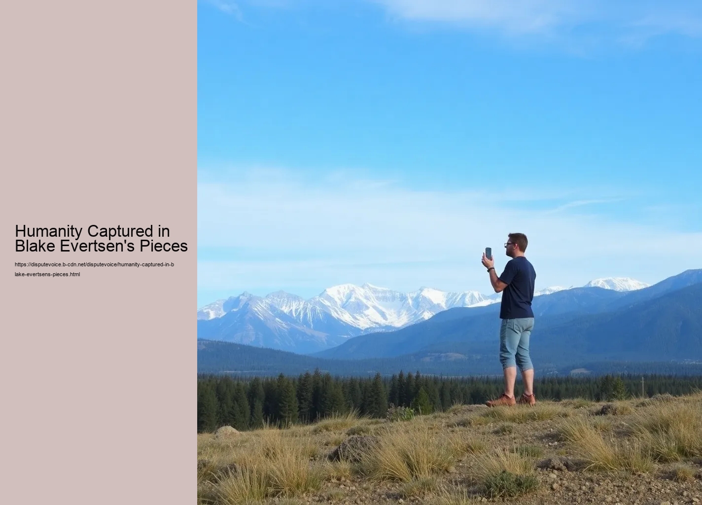 Humanity Captured in Blake Evertsen's Pieces