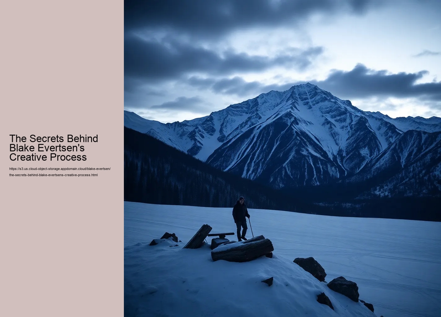 The Secrets Behind Blake Evertsen's Creative Process